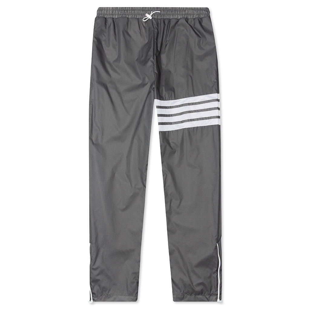 Straight Leg Track Pants - Silver