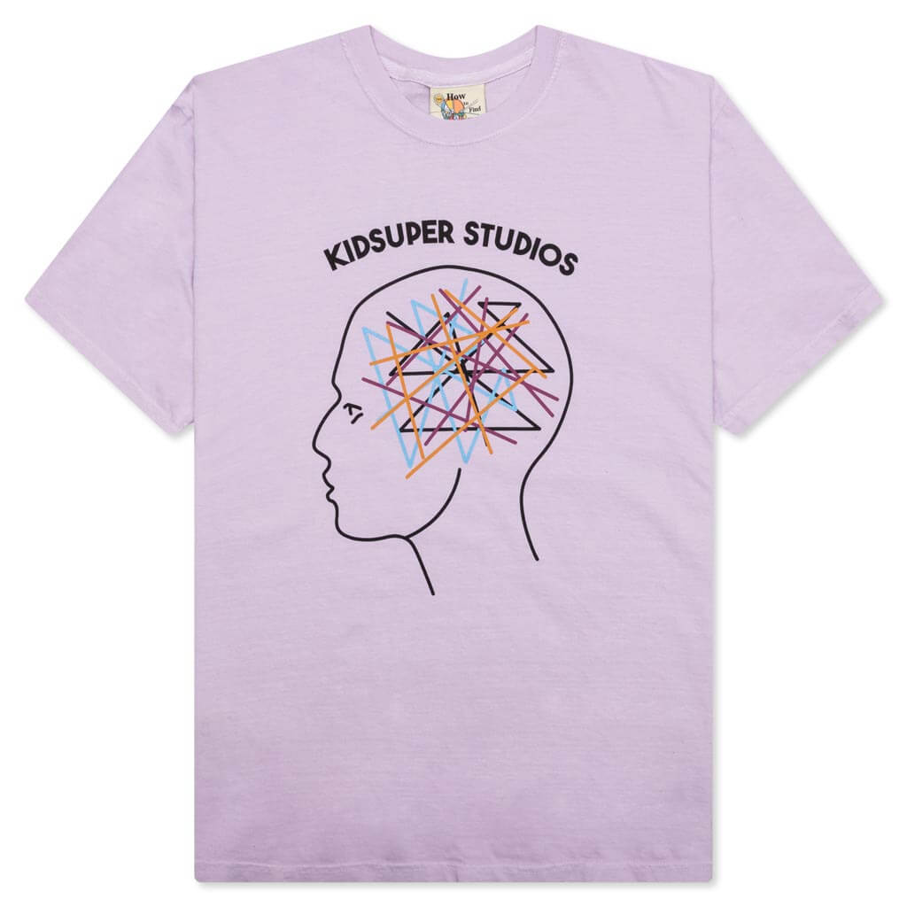 Thoughts In My Head Tee - lilac