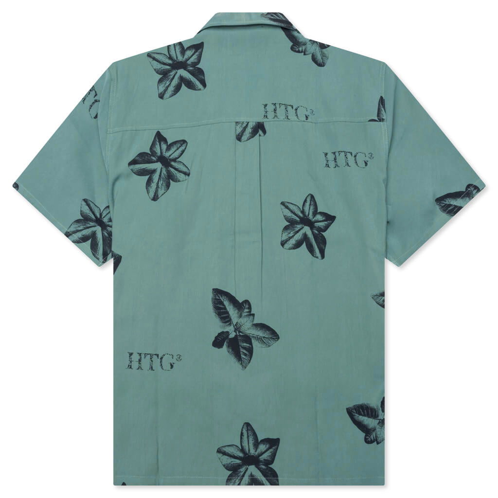 Tobacco S/S Button Up - Teal, , large image number null