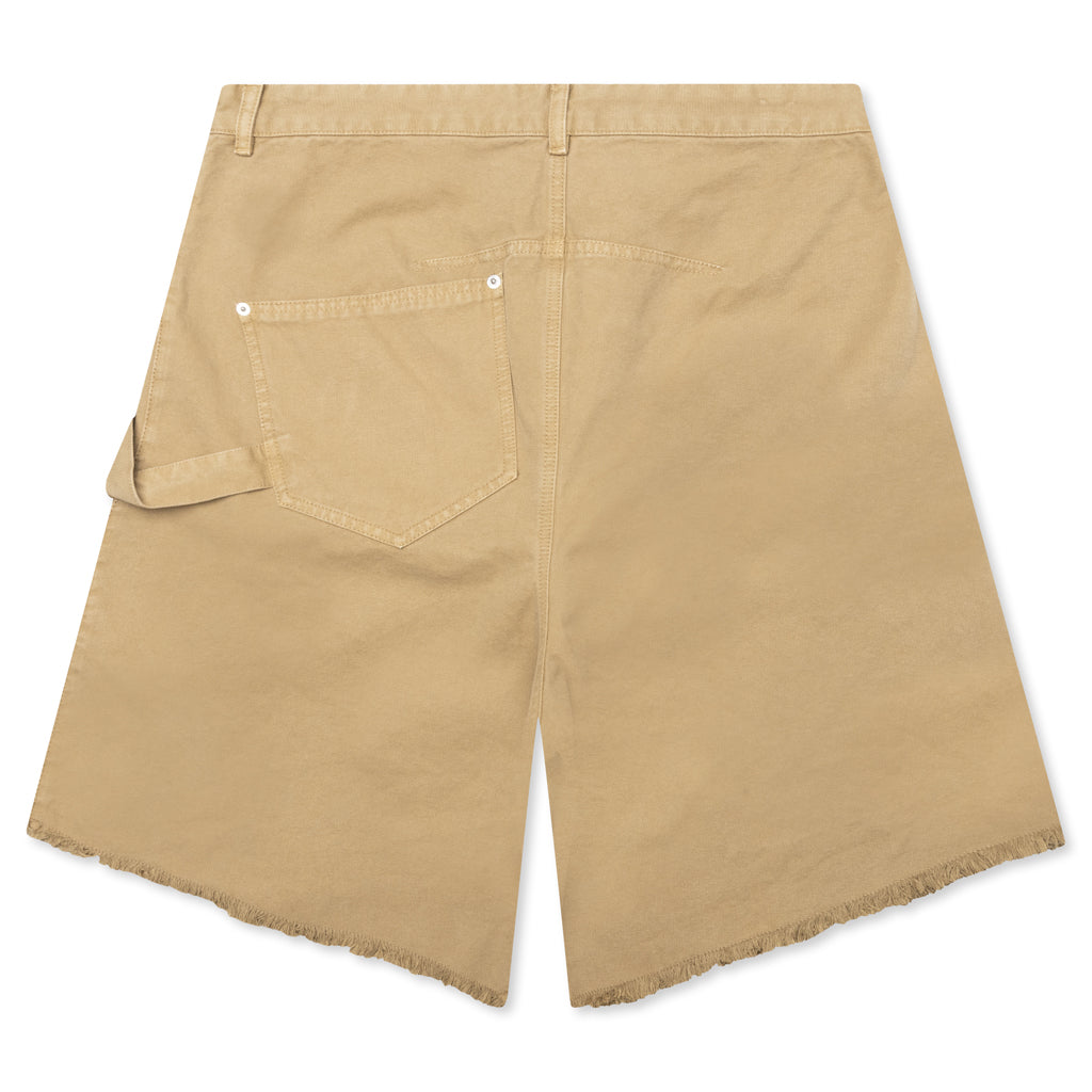Twisted Workwear Shorts - Beige, , large image number null