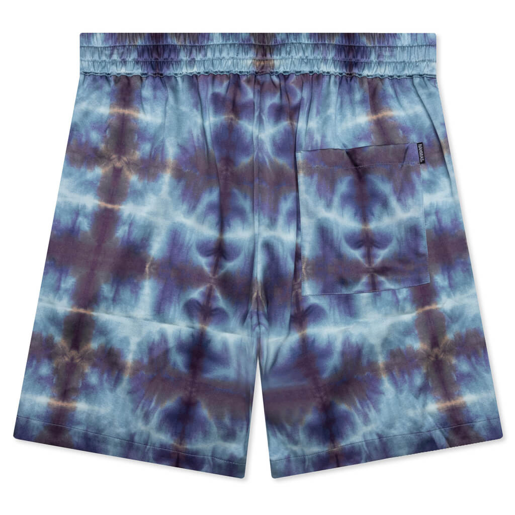 Tye Dye Silk Shorts - Tye Dye