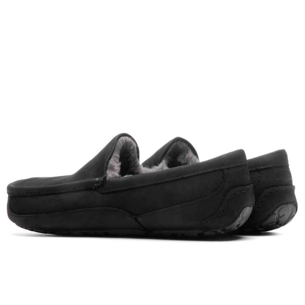 Ascot Matte Leather Slipper - Black, , large image number null