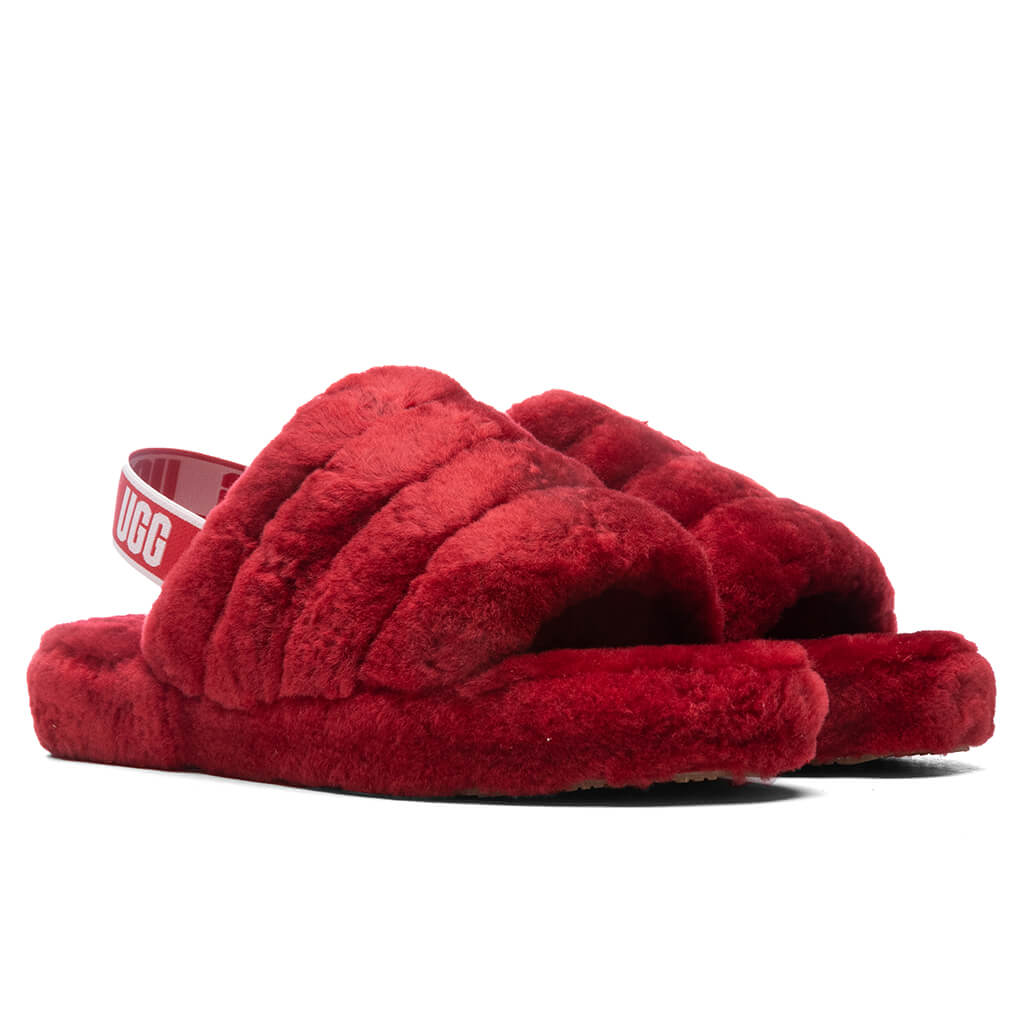 Kids Fluff Yeah Slide - Ribbon Red