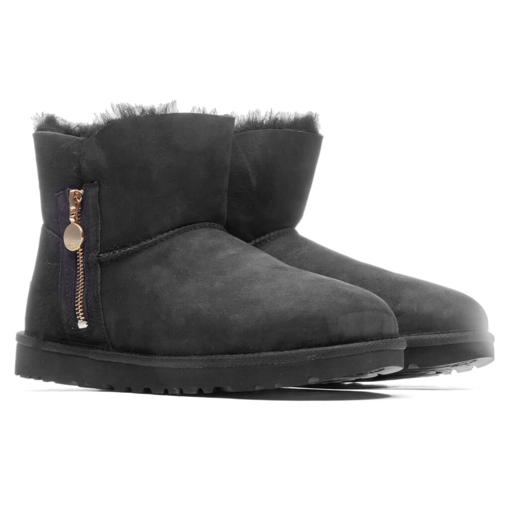 Women's Bailey Zip Mini Boot - Black