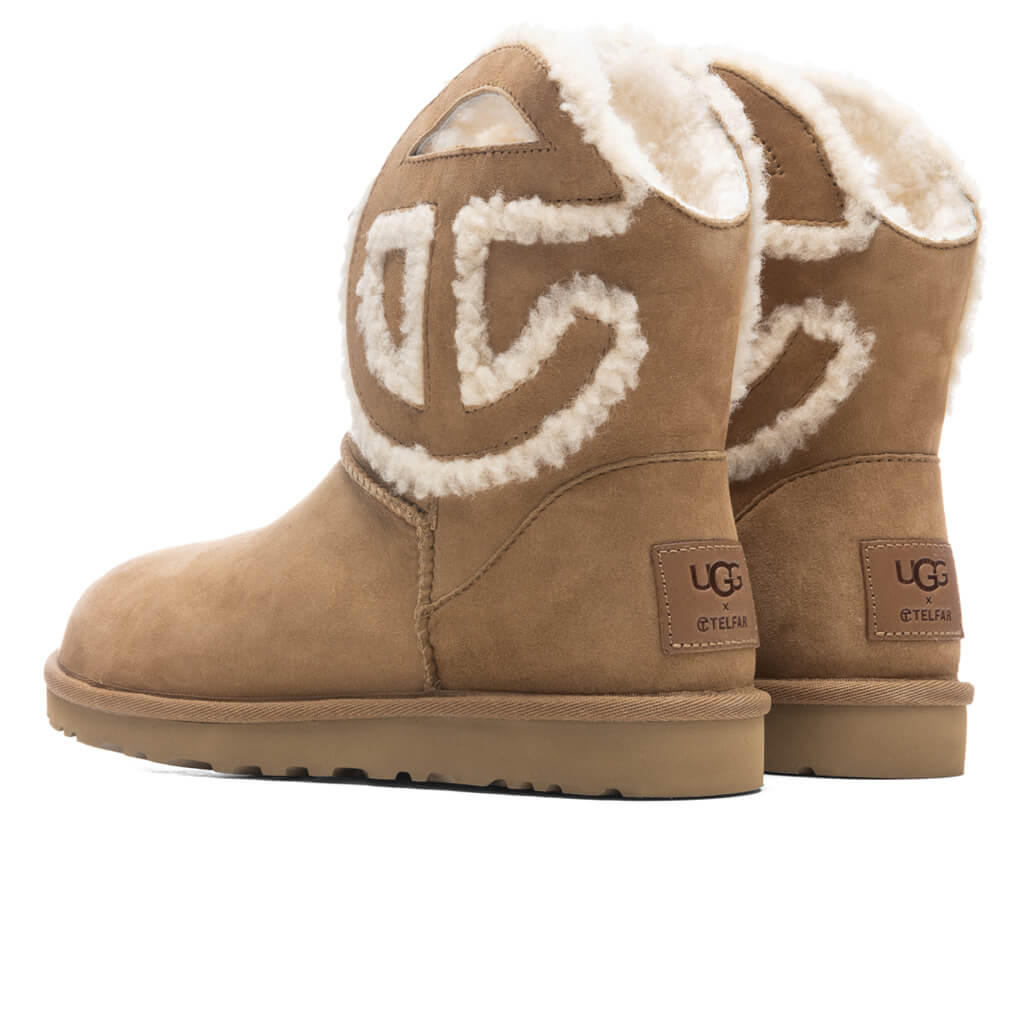 UGG x Telfar Logo Mini Boot - Chestnut, , large image number null