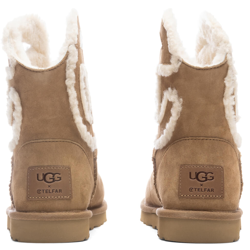 UGG x Telfar Logo Mini Boot - Chestnut, , large image number null