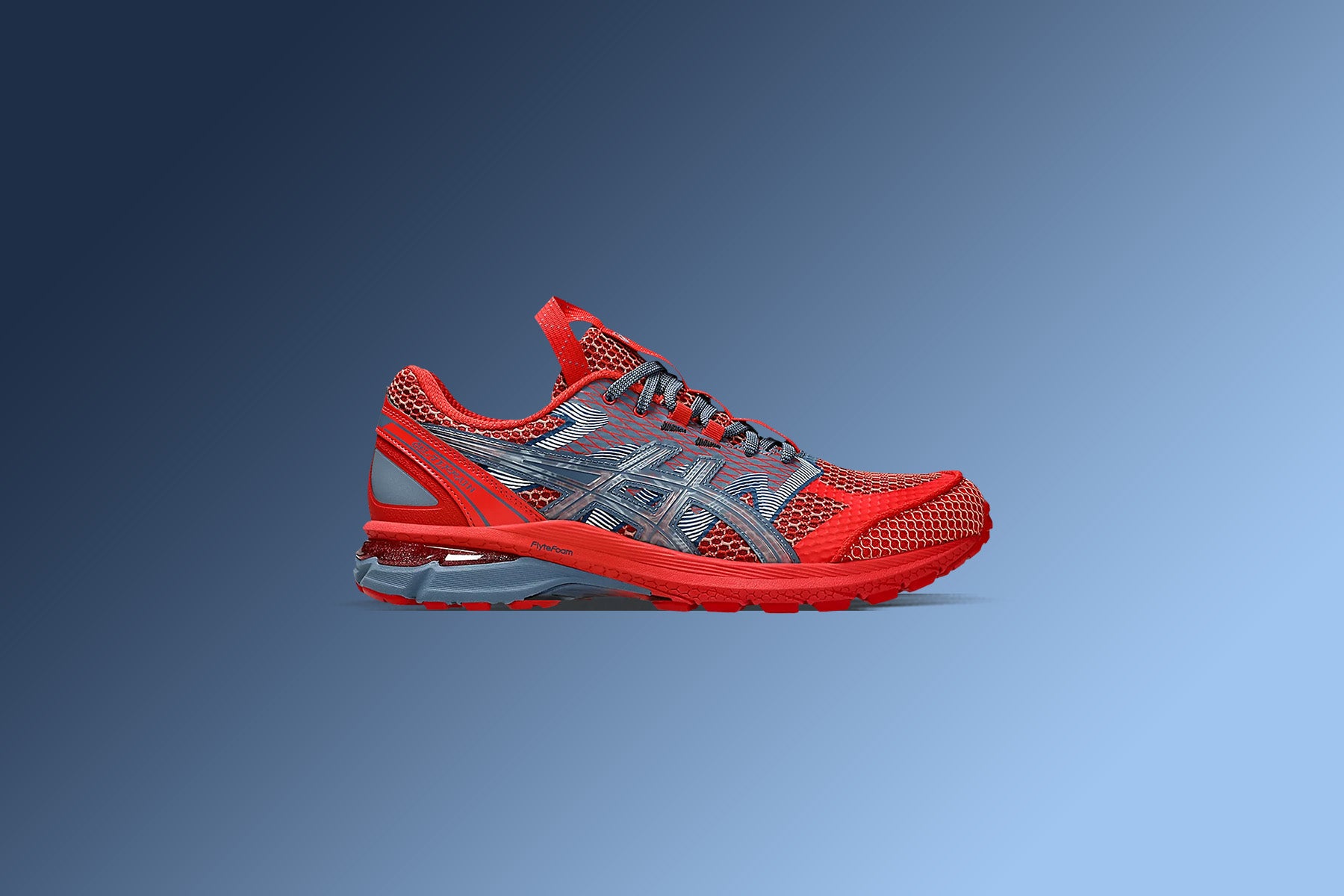 Asics x Kiko Kostadinov US4-S Gel-Terrain - Classic Red/Wood Crepe, , large image number null