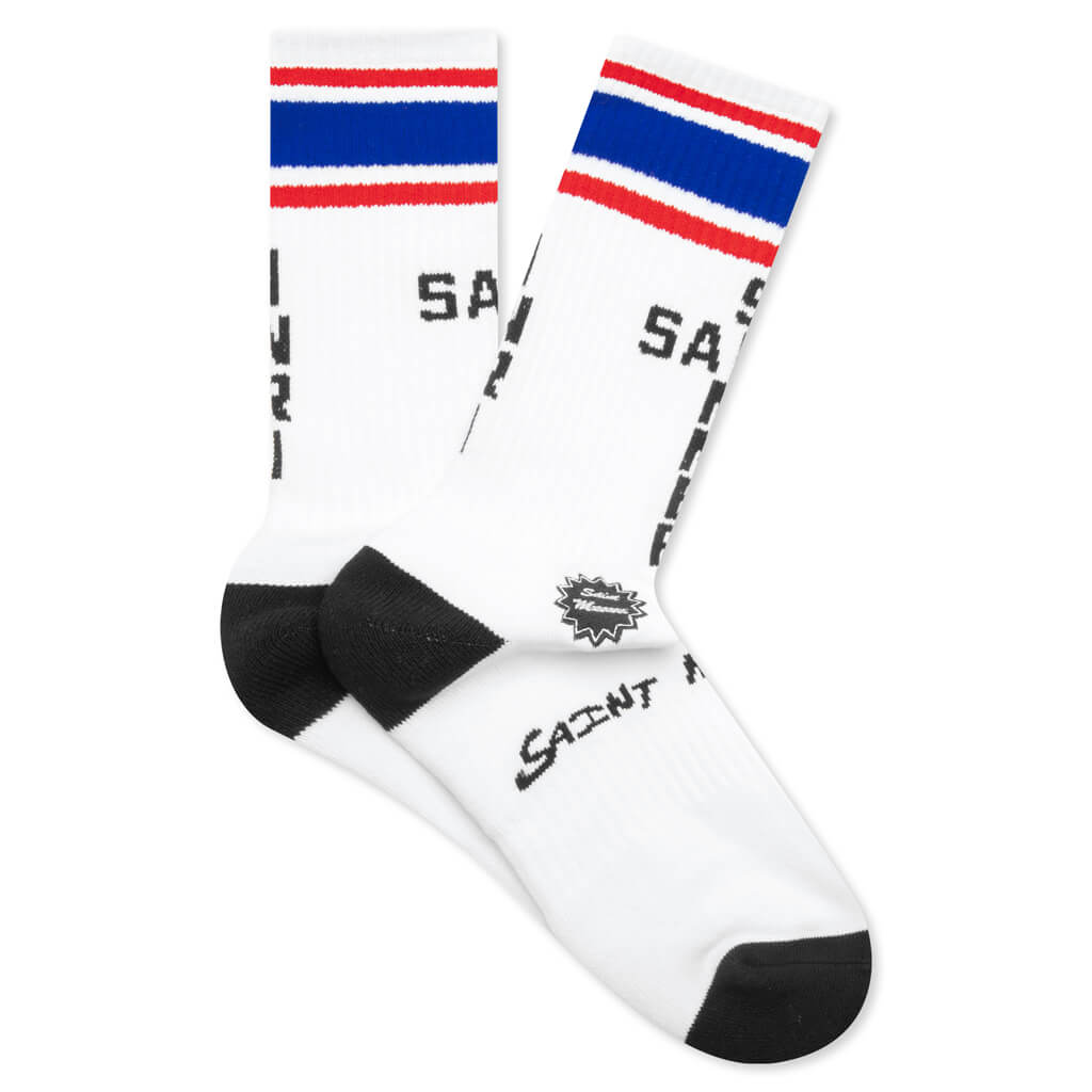 USA Socks - White