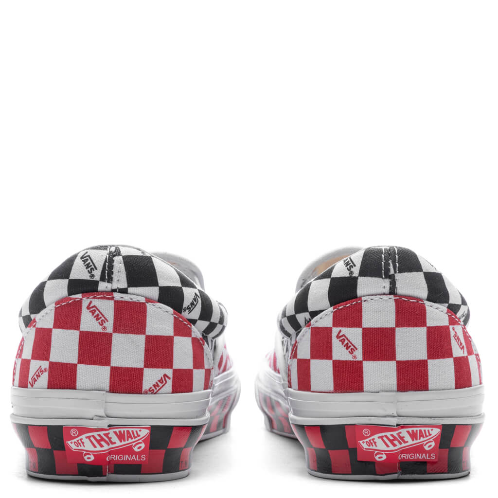 Classic Slip-LX - Red/Black Checkerboard, , large image number null