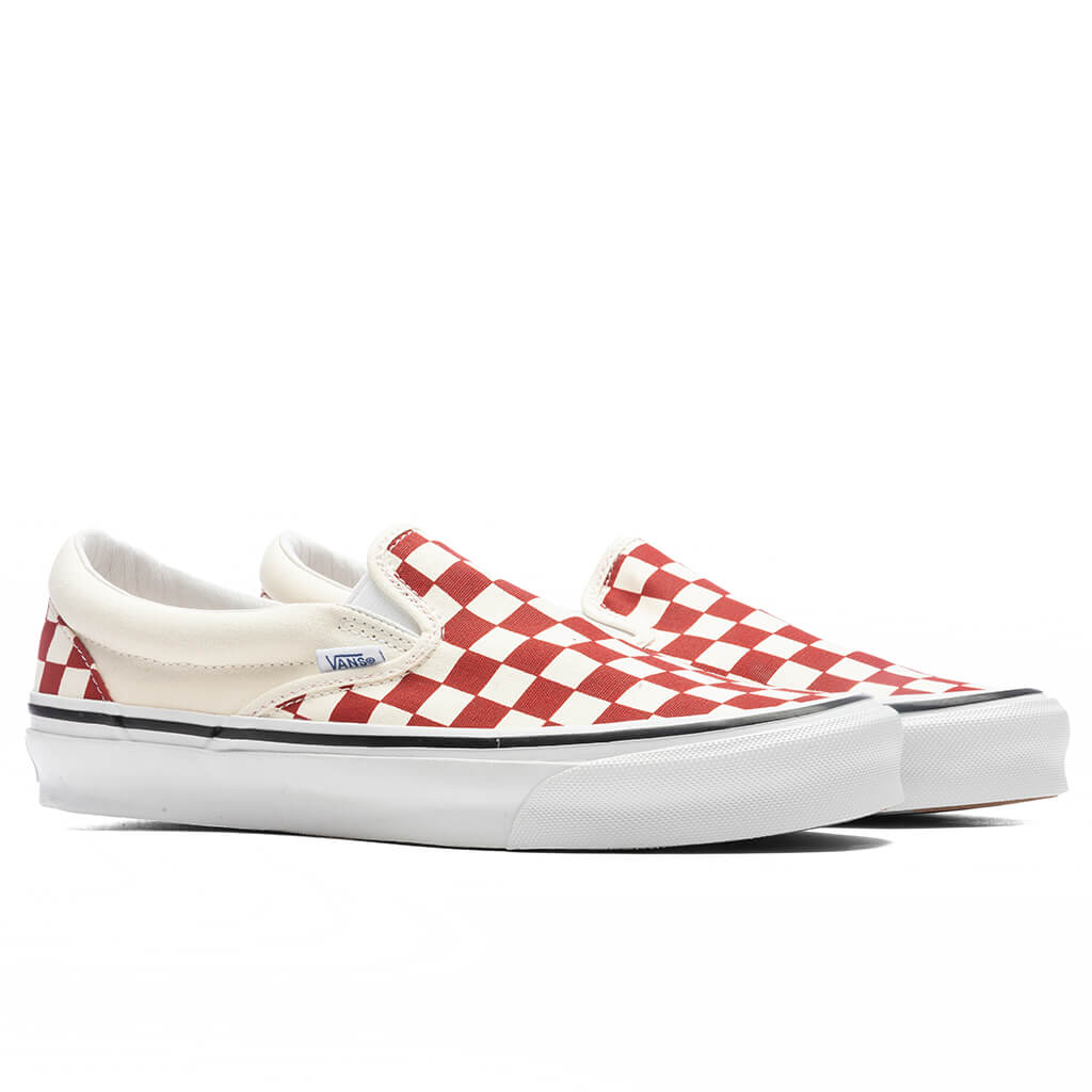 OG Classic Slip-LX - Checkerboard Racing Red/Classic White
