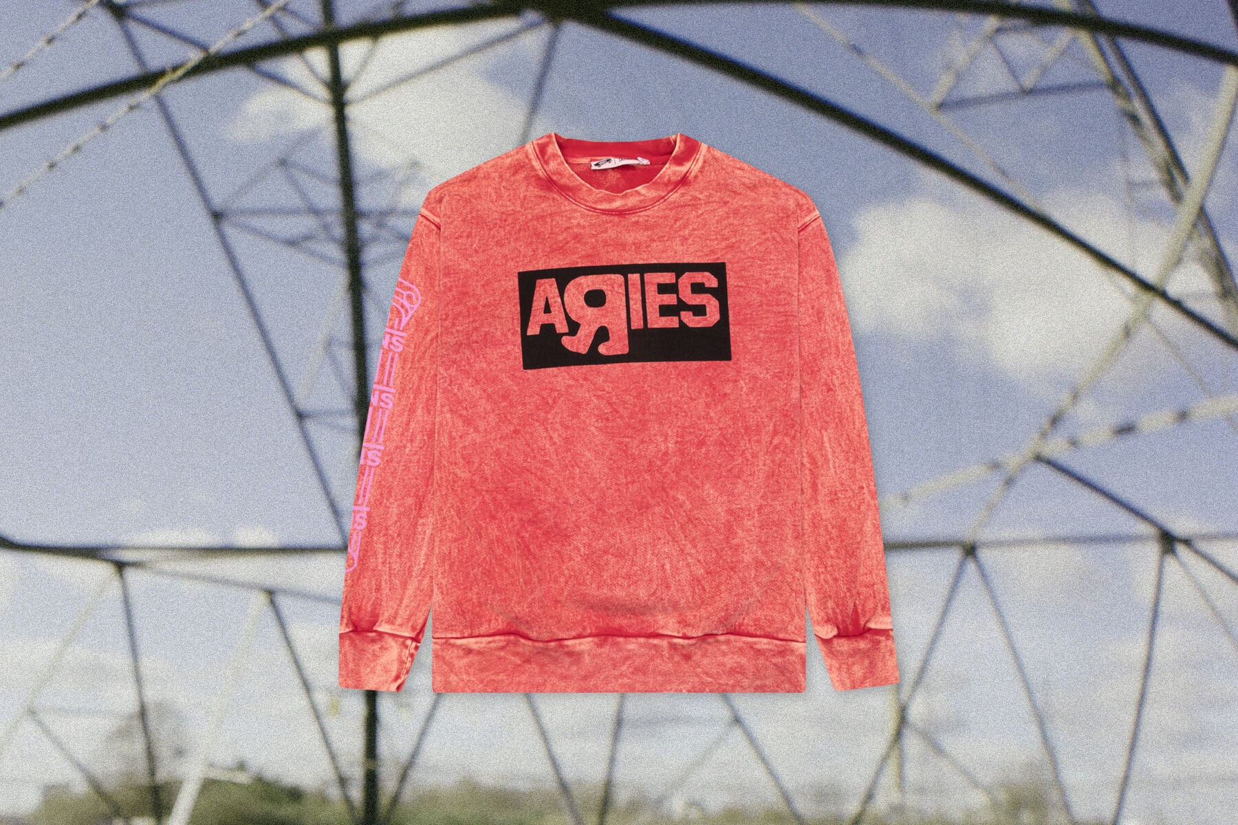 Vans Vault x Aries Women's Crew Sweatshirt - Red, , large image number null