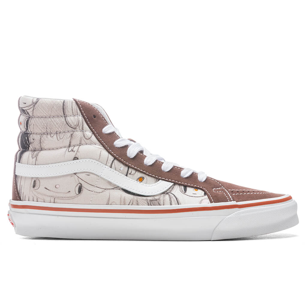 Vans Vault x Javier Calleja OG Sk8-Hi LX - Potting Soil/True White