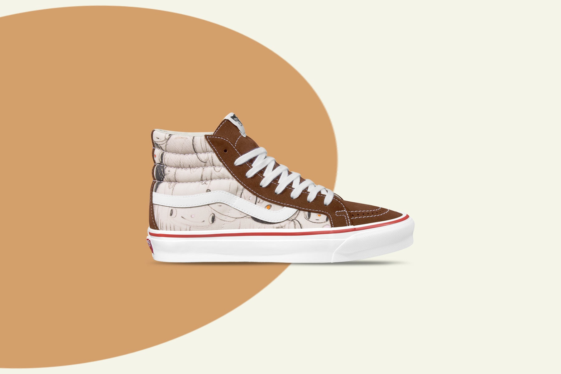 Vans Vault x Javier Calleja OG Sk8-Hi LX - Potting Soil/True White, , large image number null