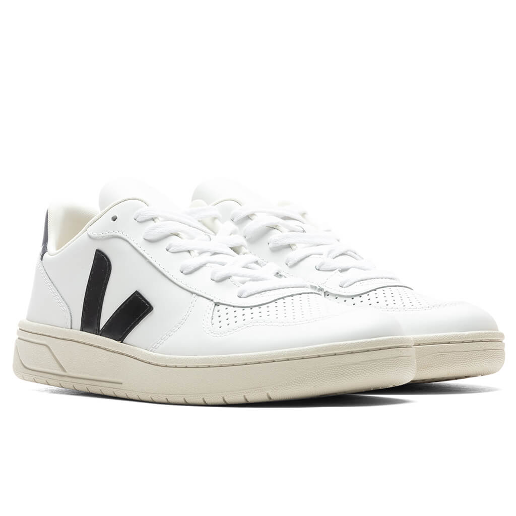 V-10 Leather - Extra White/Black