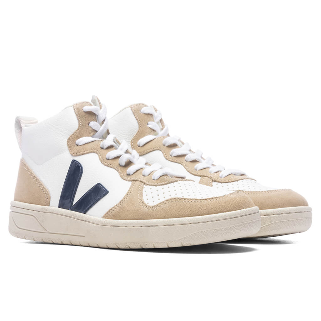 V-15 Chromefree Leather - Extra White/Nautico/Sahara