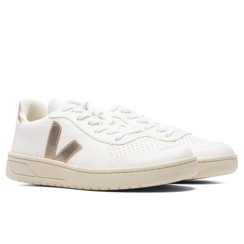 Women's V-10 Chromefree Leather - White Platine