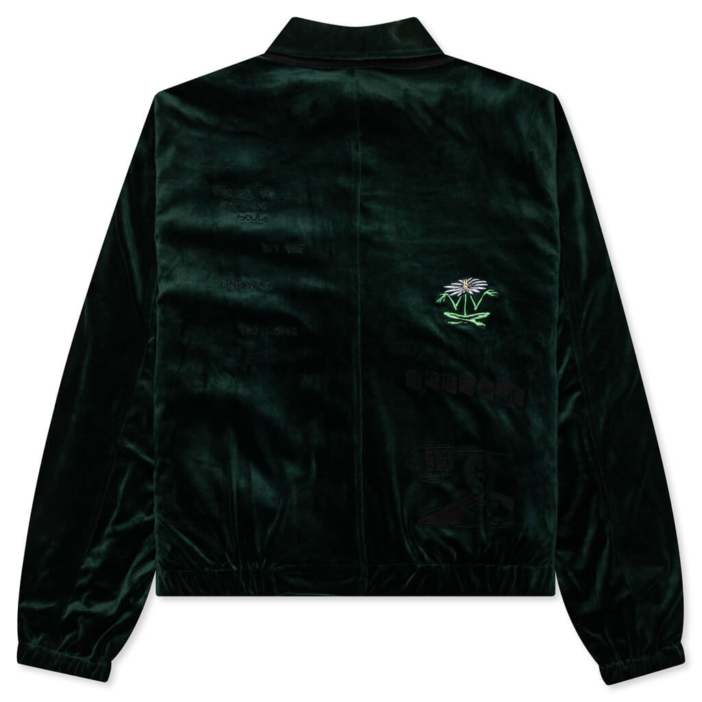 Velour Reversible Jacket - Green