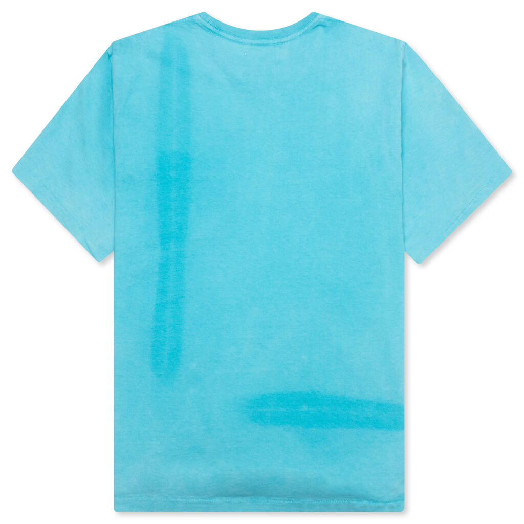 Vintage Logo Painted Tee - Turquoise, , large image number null