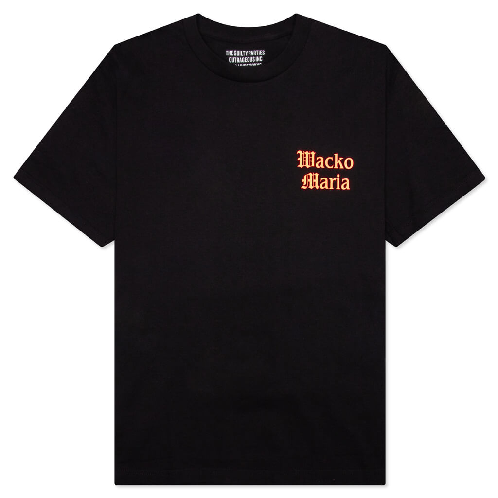 Crewneck T-Shirt Type-8 - Black