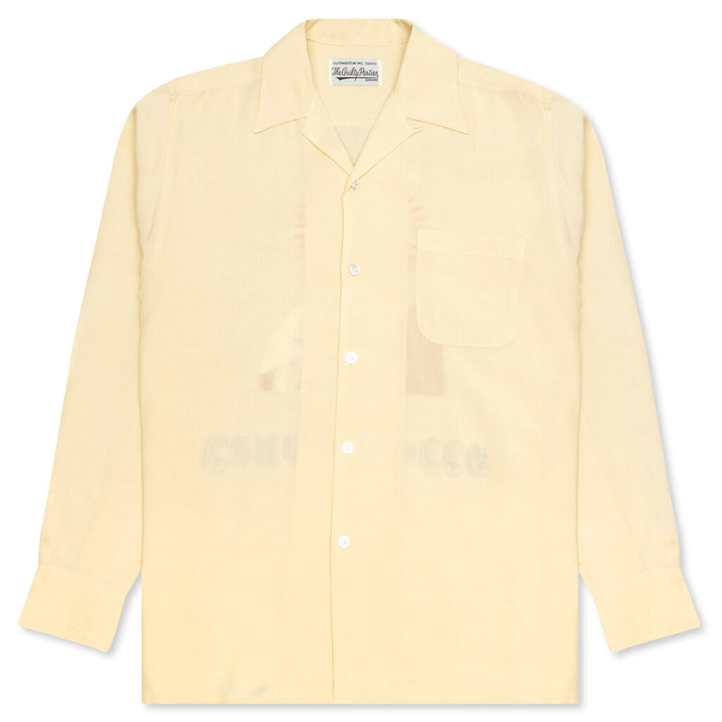 L/S 50's Shirt Type-3 - Yellow, , large image number null