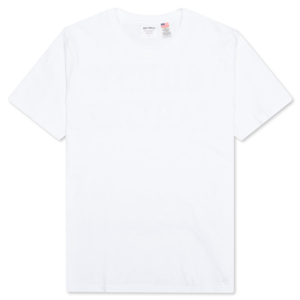 USA Body Crewneck T-Shirt Type-3 - White