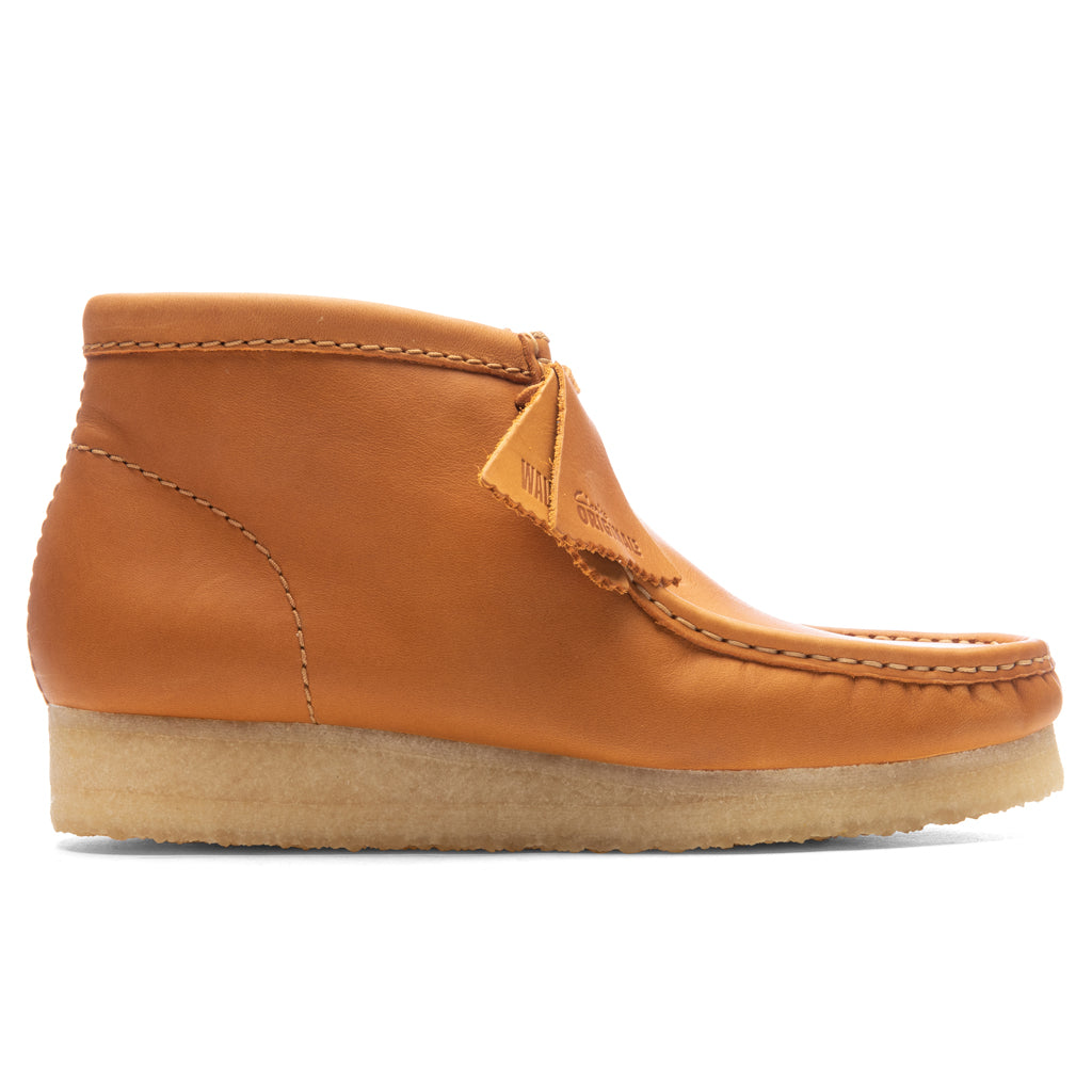 Wallabee Leather Boot Mid - Tan