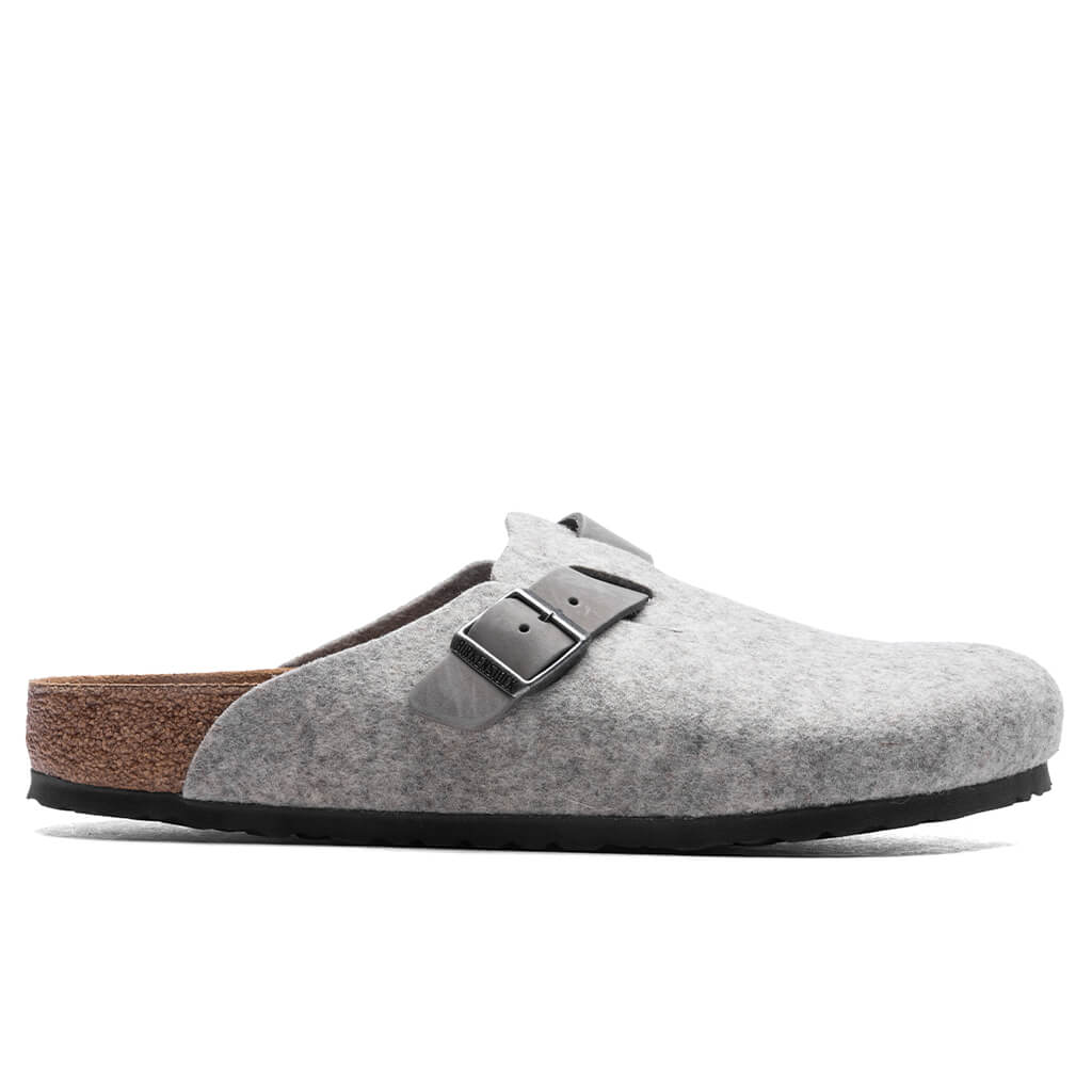 Wide Boston Leather - Light Grey, , large image number null