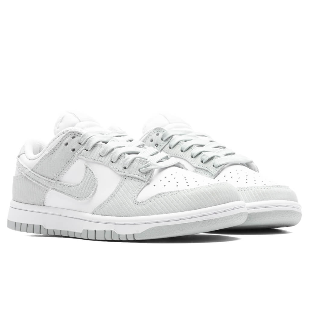 Women's Dunk Low - White/Light Silver