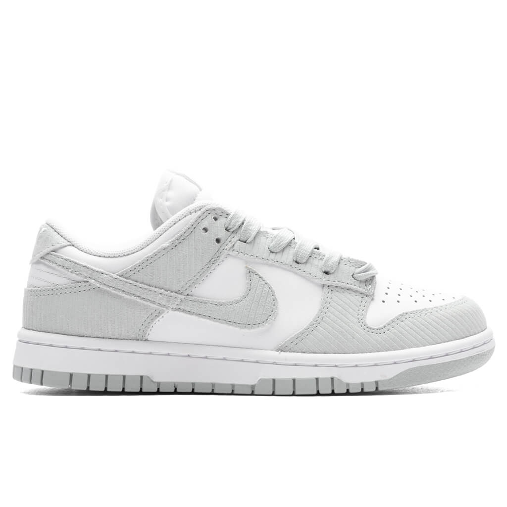 Women's Dunk Low - White/Light Silver