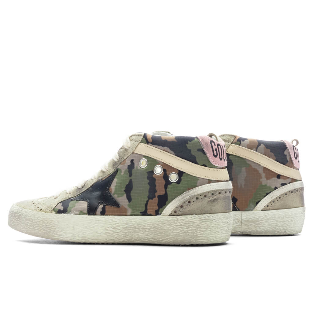 Women's Mid Star - Green Camouflage/Taupe/Black, , large image number null