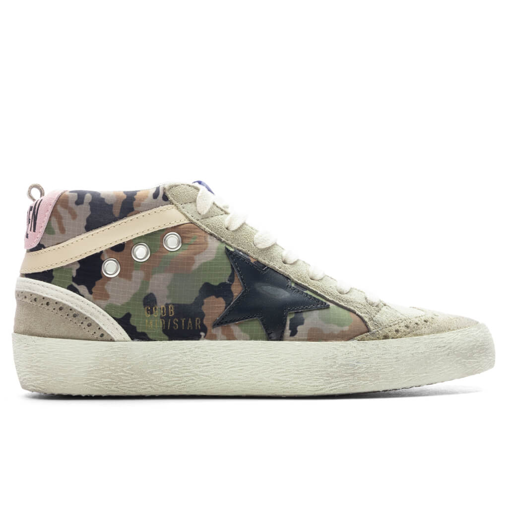 Women's Mid Star - Green Camouflage/Taupe/Black, , large image number null