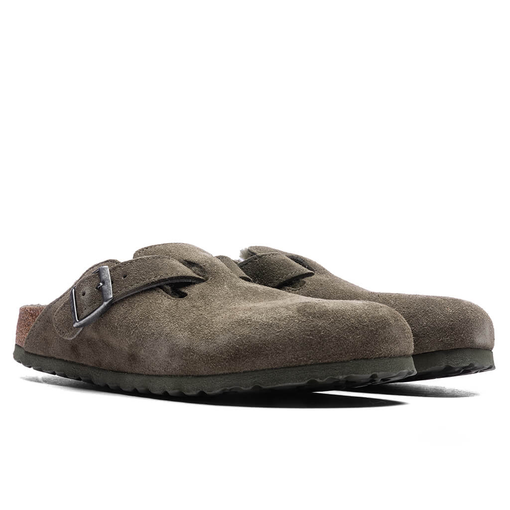 Women's Narrow Boston Suede - Thyme, , large image number null