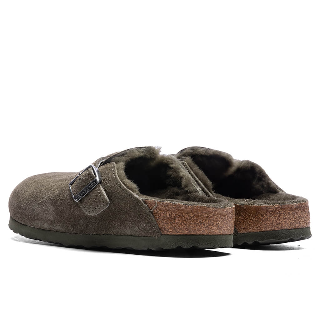 Women's Narrow Boston Suede - Thyme, , large image number null