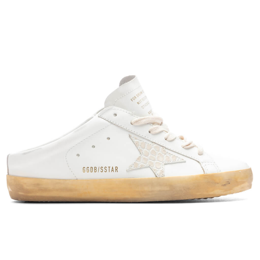 Women's Super-Star Sabot - White/Ivory