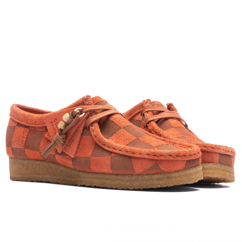 Women's Wallabee - Orange Check, , large image number null