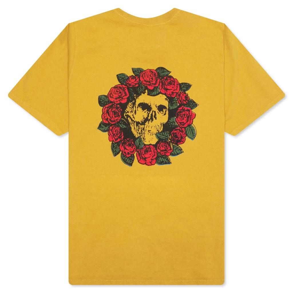 Wreath Of Roses Tee - Mustard