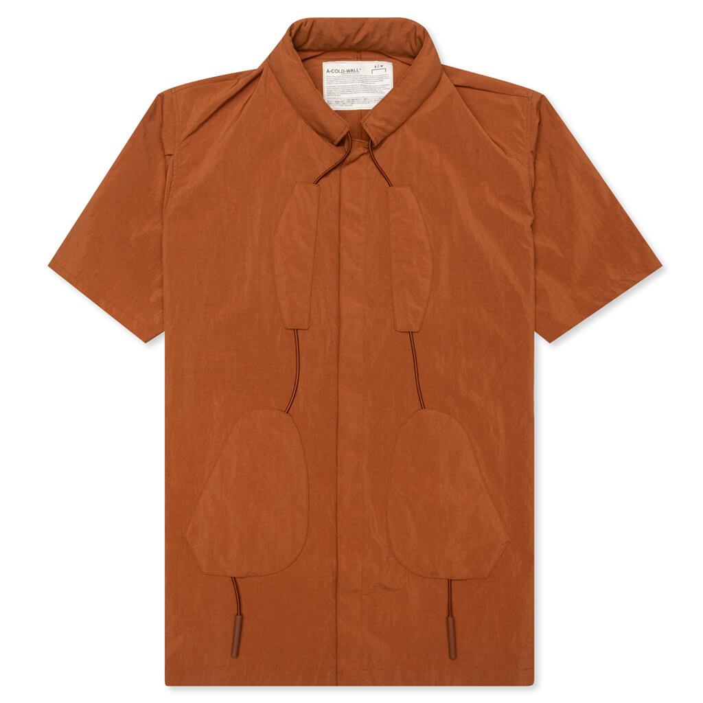 Drawcord 3D Patch Tee - Rust, , large image number null