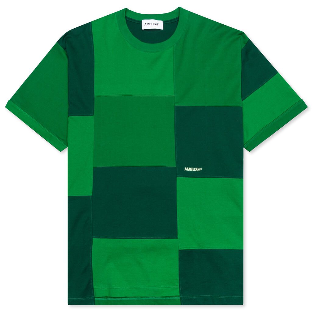 Patchwork Panel Tee - Green, , large image number null