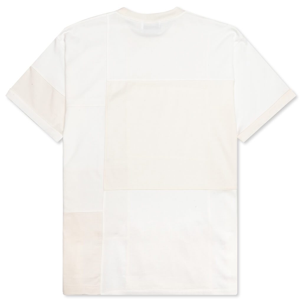 Patchwork Panel Tee - Off-White