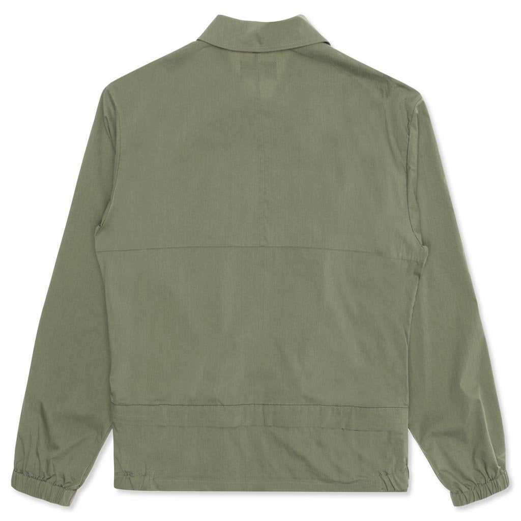 Zip Up Coach Jacket - Green