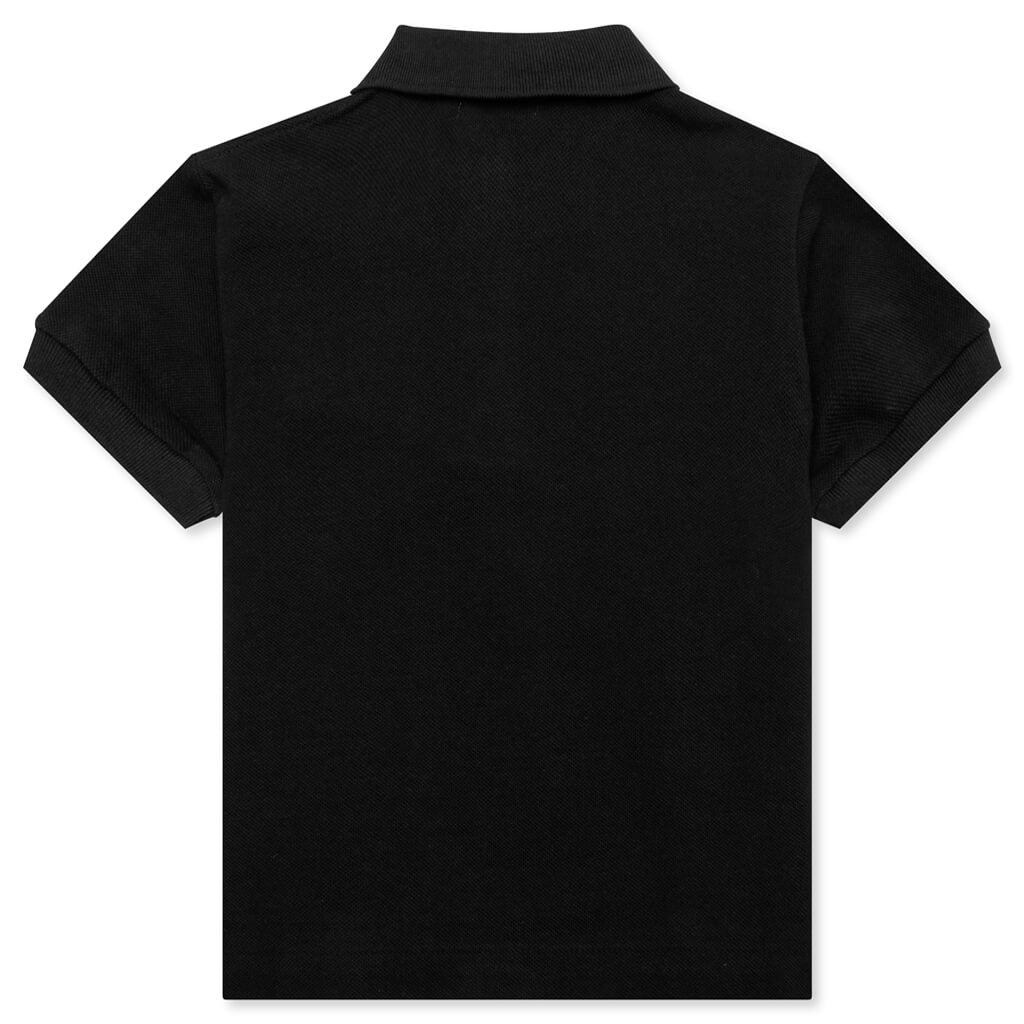 Black Emblem Kid's Polo Shirt - Black, , large image number null