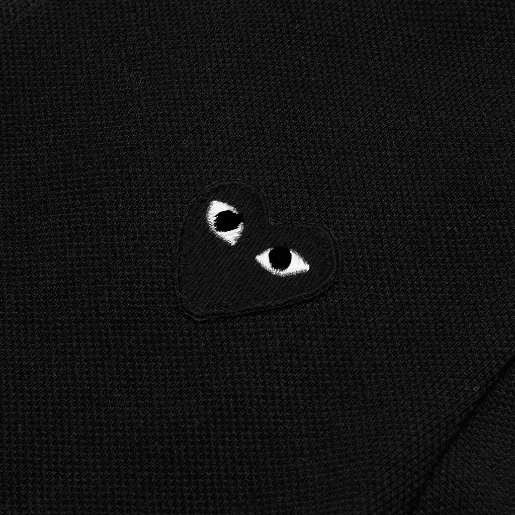 Black Emblem Kid's Polo Shirt - Black, , large image number null