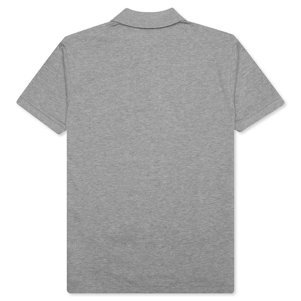 Black Emblem Polo Shirt - Grey