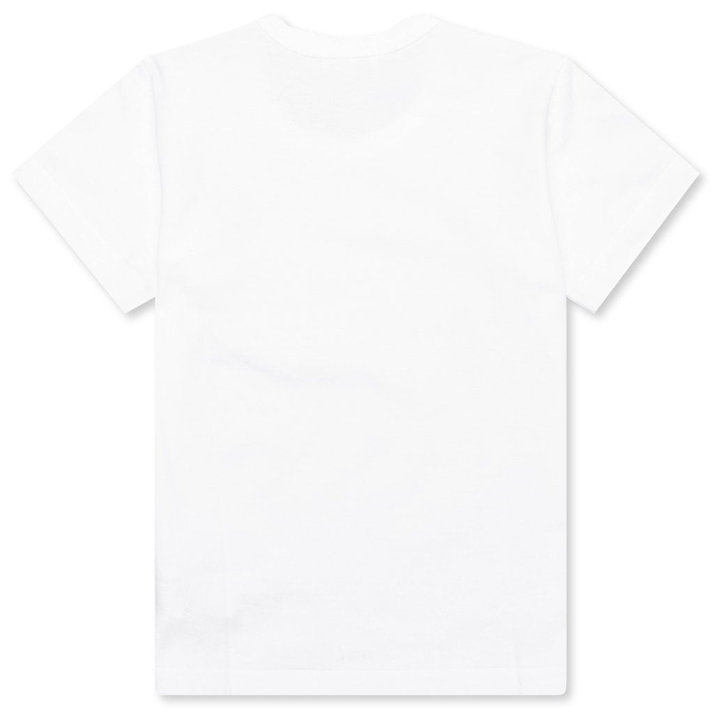 Kid's Black Emblem T-Shirt - White