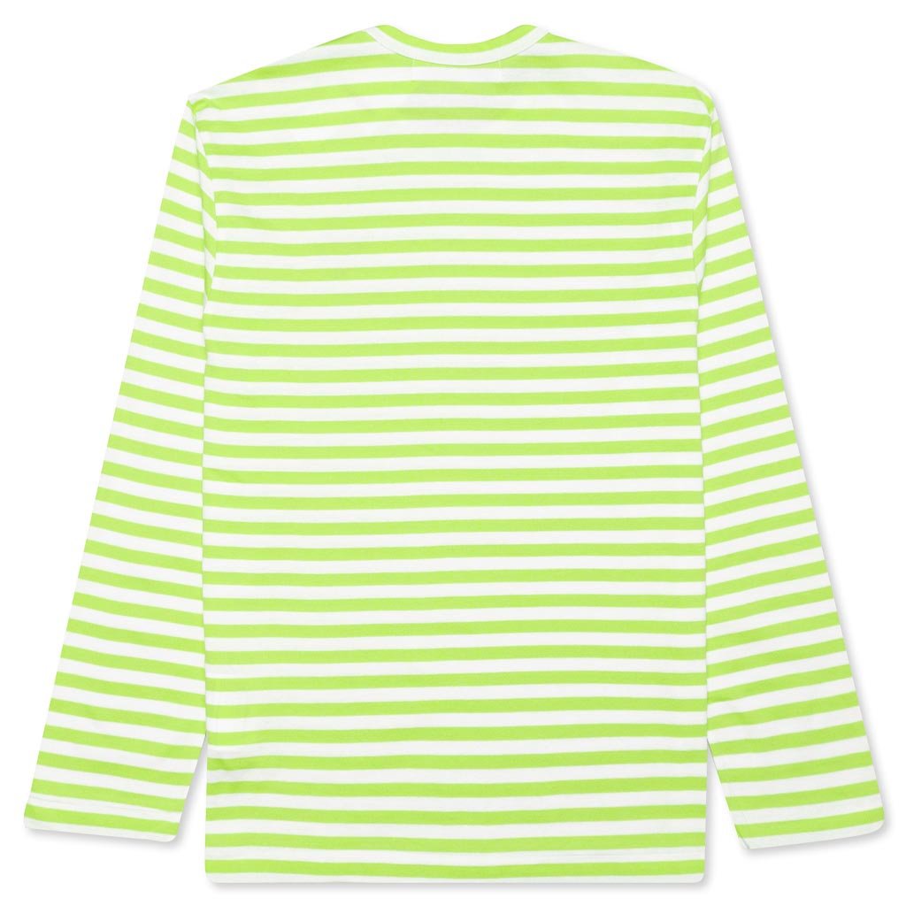 Pastelle Striped L/S Shirt - Green, , large image number null