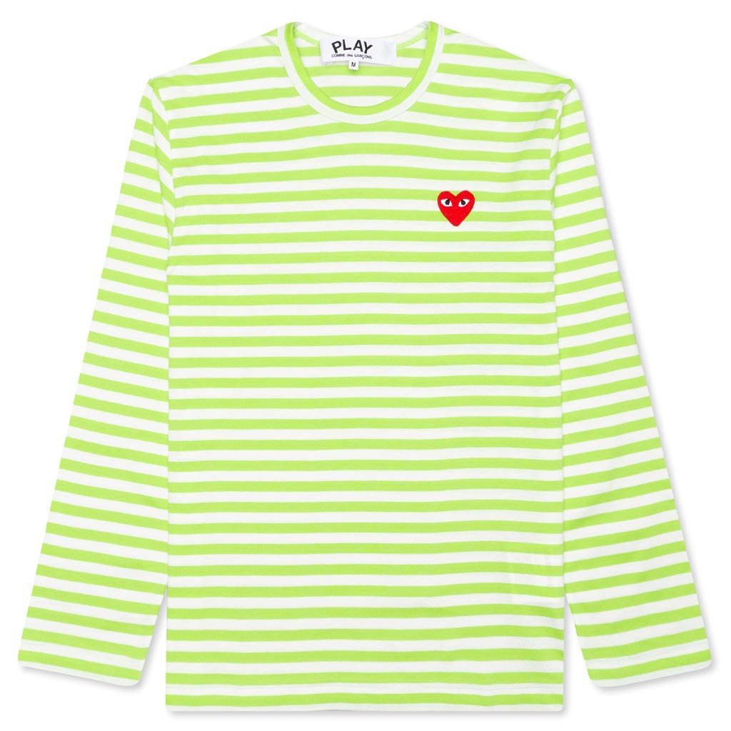 Pastelle Striped L/S Shirt - Green, , large image number null