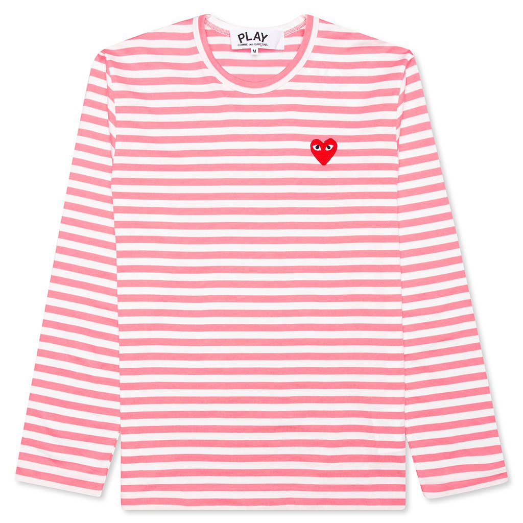 Pastelle Striped L/S Shirt - Pink