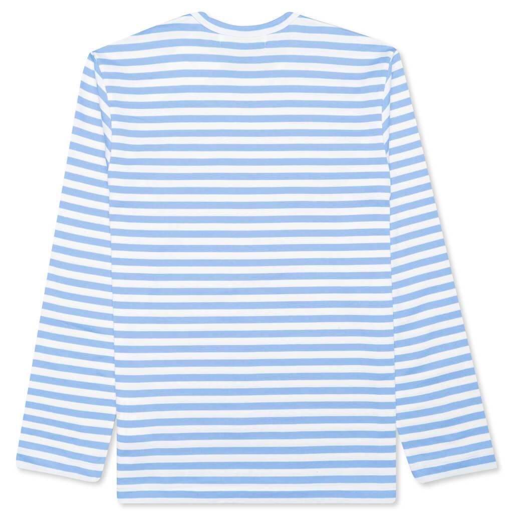 Pastelle Women's Striped L/S Shirt - Blue