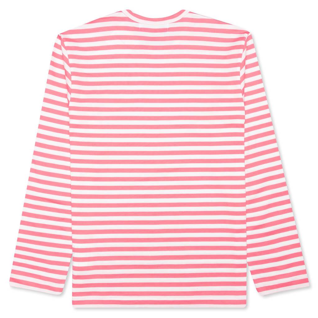 Pastelle Women's Striped L/S Shirt - Pink, , large image number null