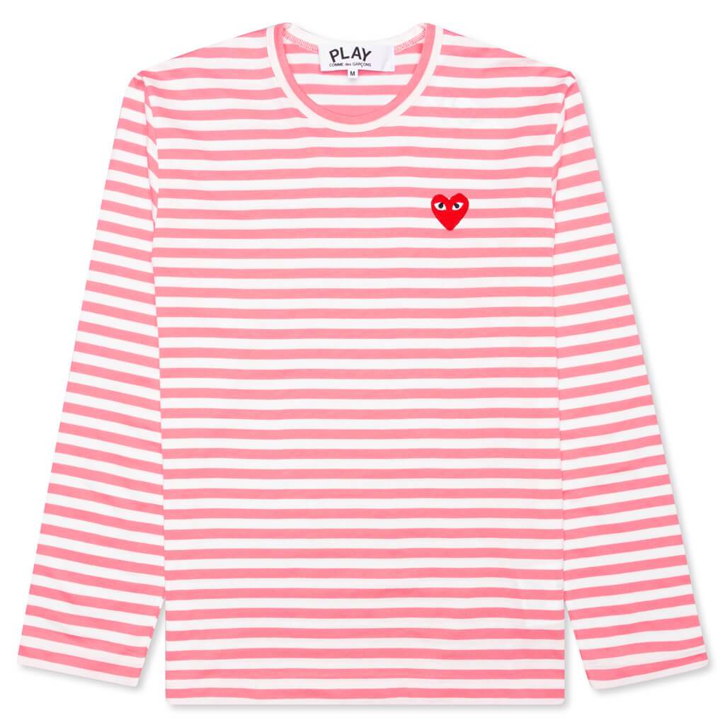 Pastelle Women's Striped L/S Shirt - Pink, , large image number null